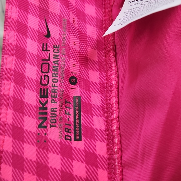 Nike Golf Skirt Pink Ginham - Picture 4 of 5